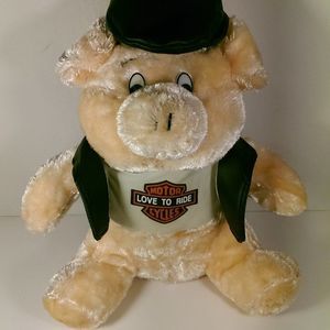 HARLEY DAVIDSON MOTORCYCLES LOVE TO RIDE HOG PIG